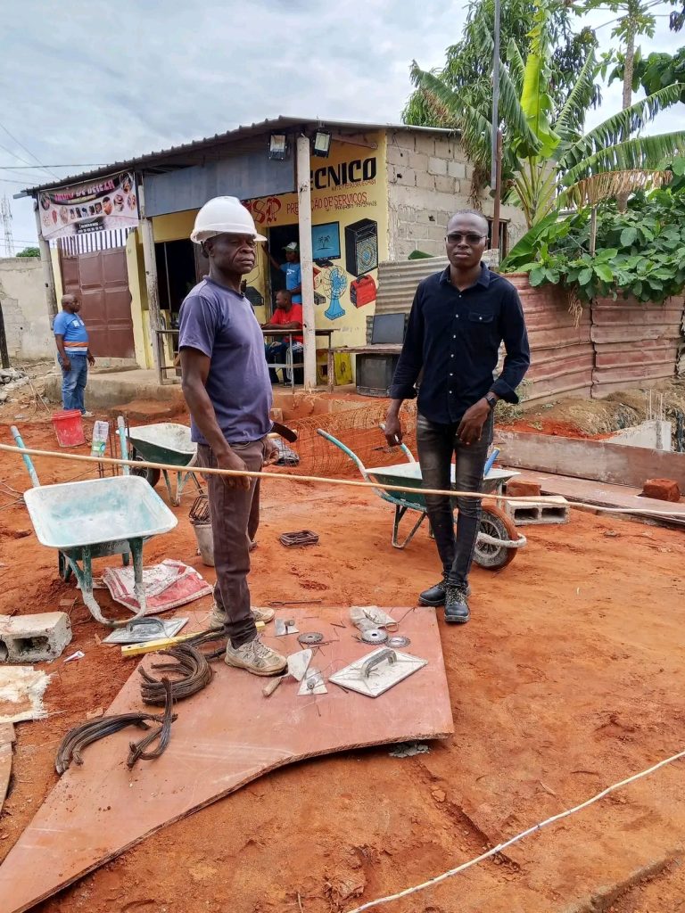 BAIRRO TITANIC CONHECE DIAS MELHORES AS OBAS DA PONTE DECORREM A BOM RITMO
